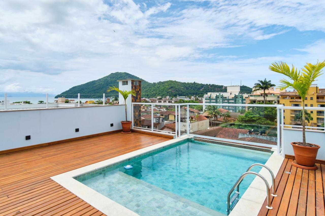 Orla Ubatuba 300 Metros - Ar Condicionado, Varanda Gourmet Esterno foto