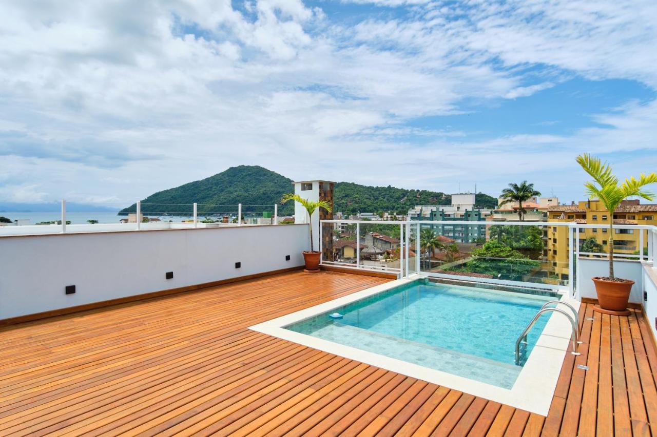Orla Ubatuba 300 Metros - Ar Condicionado, Varanda Gourmet Esterno foto