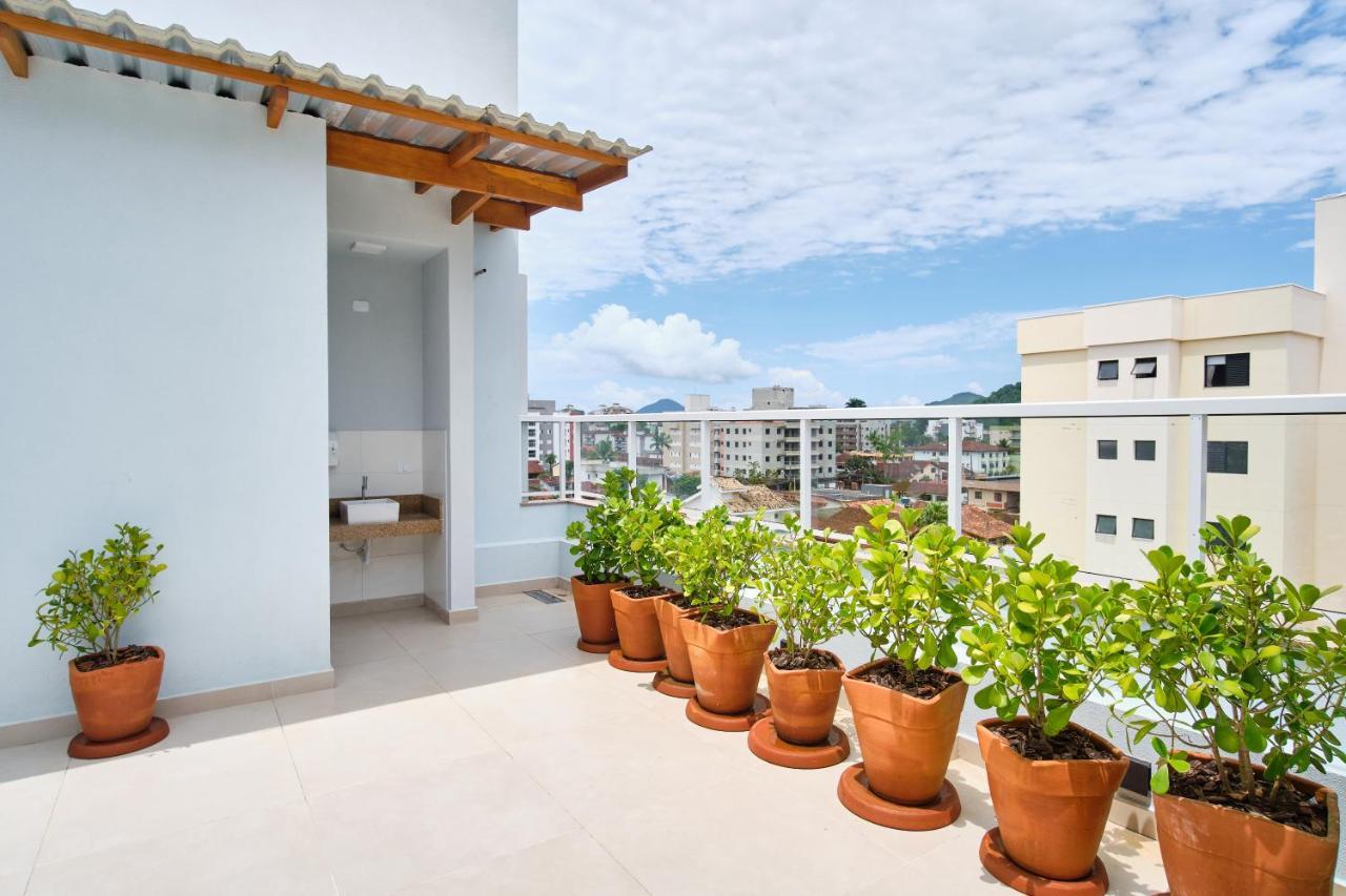 Orla Ubatuba 300 Metros - Ar Condicionado, Varanda Gourmet Esterno foto